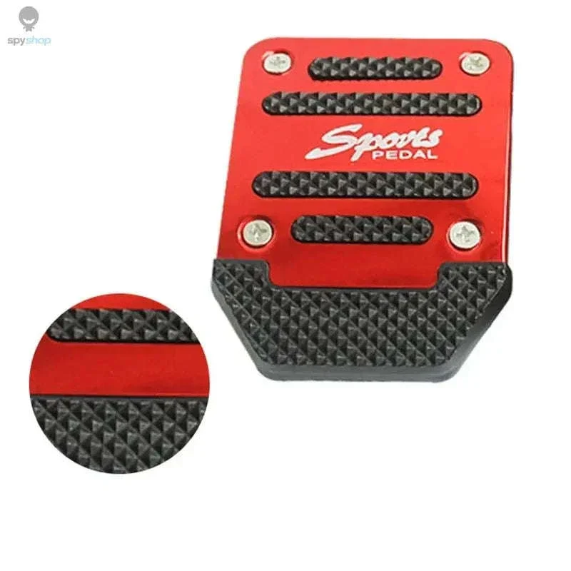 Universal Non-Slip Aluminum Pedal Covers for Manual Cars - Image 5