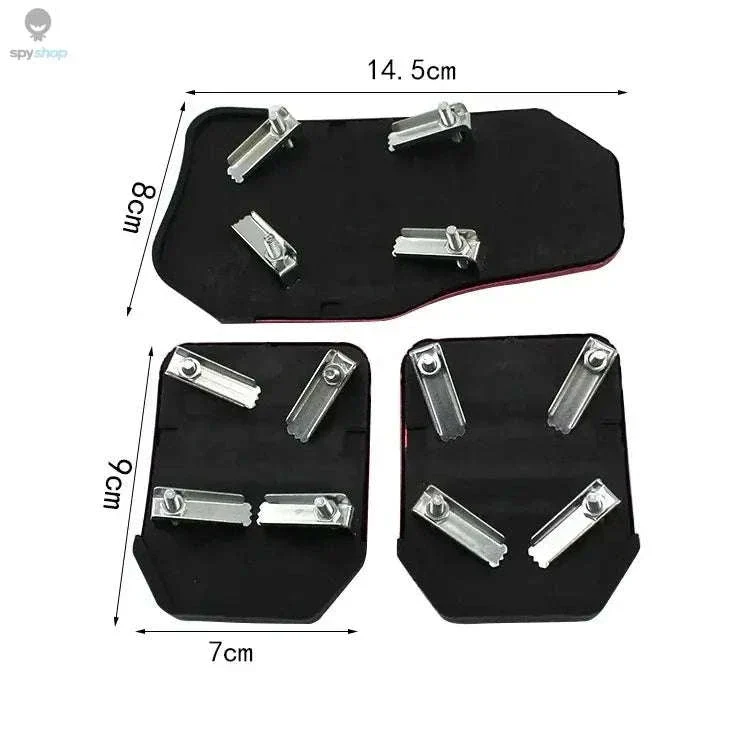 Universal Non-Slip Aluminum Pedal Covers for Manual Cars - Image 9