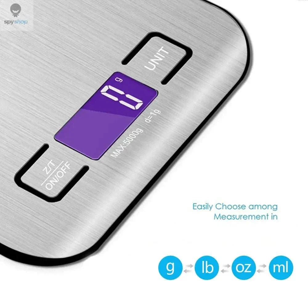 5kg/1g Portable Kitchen Scale for Precise Everyday Measuring - Image 2