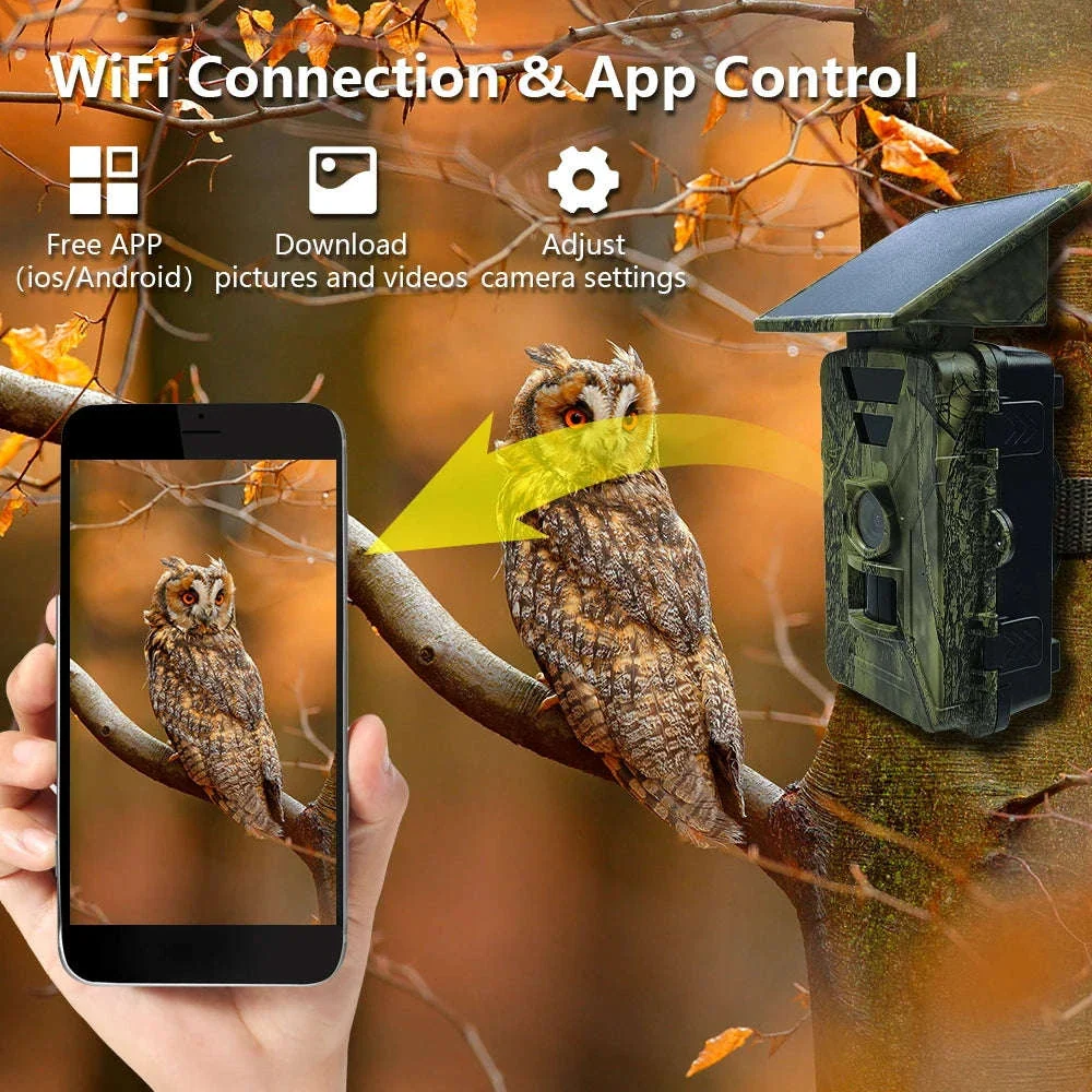 Solar Powered Trail Camera with 8K Video and 60MP Photos - Image 10