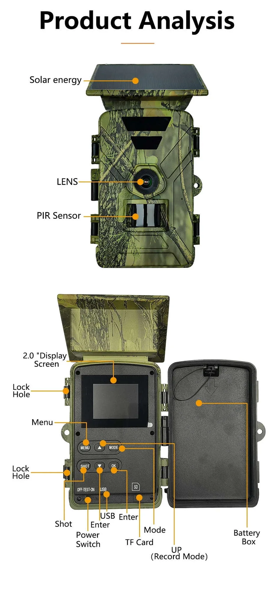 Solar Powered Trail Camera with 8K Video and 60MP Photos - Image 17
