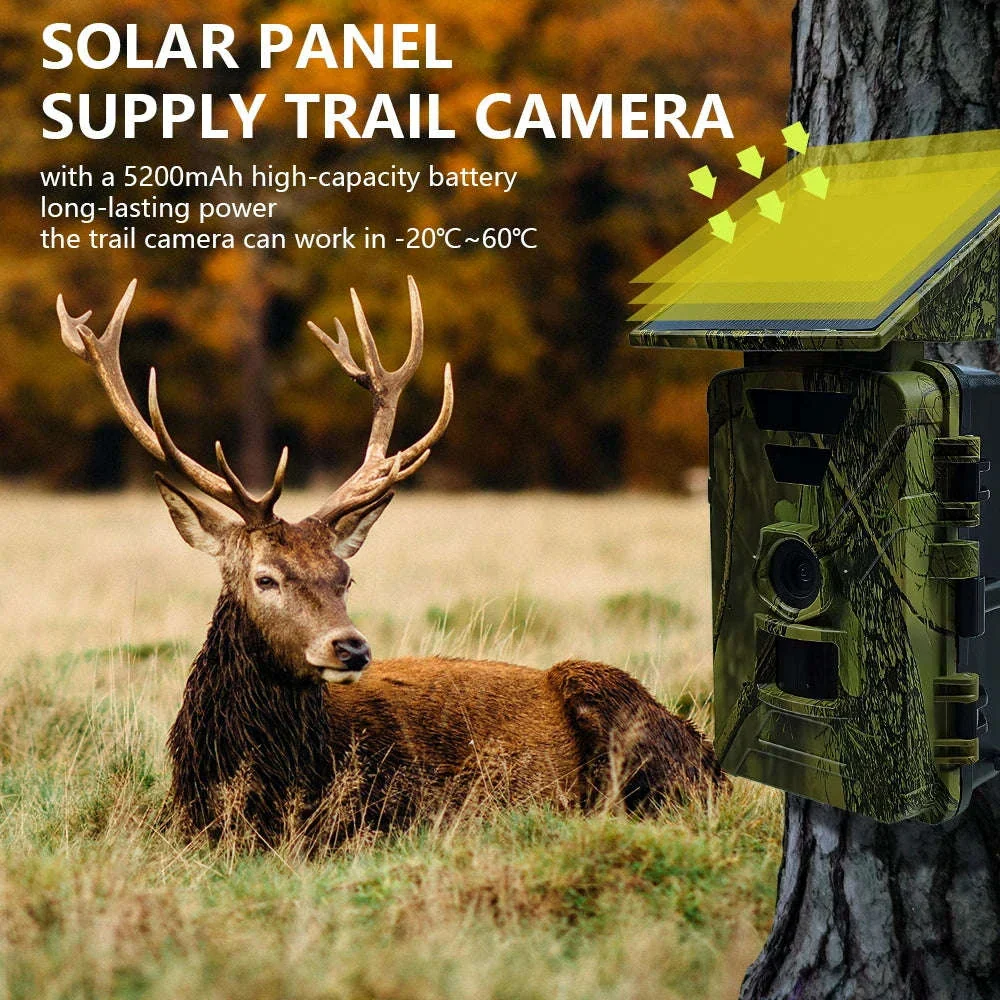 Solar Powered Trail Camera with 8K Video and 60MP Photos - Image 9