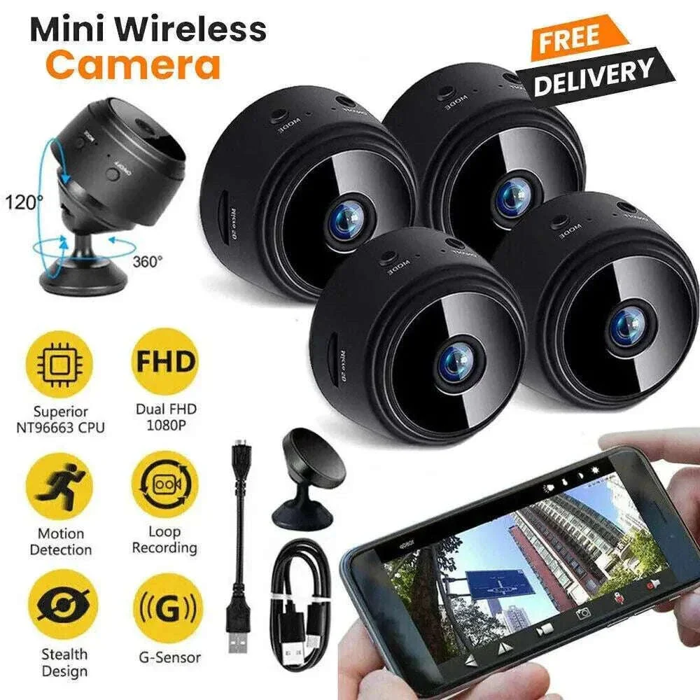 A9 Mini WiFi Security Camera with Phone Remote Monitoring
