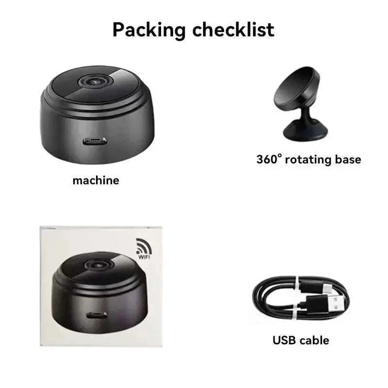 A9 Mini WiFi Security Camera with Phone Remote Monitoring - Image 6