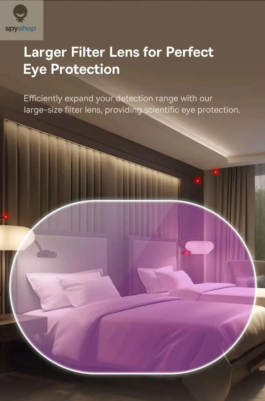 Hidden Camera Detector with Intrusion Alarm and 5m Scan - Image 12