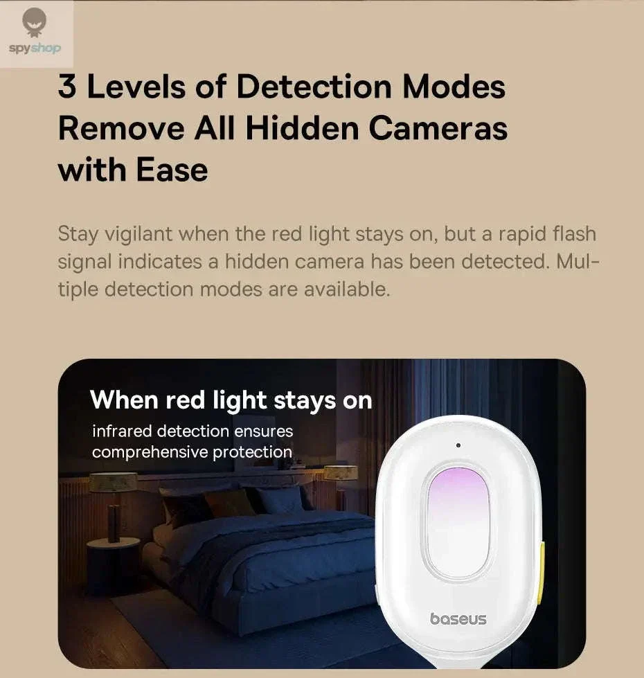 Hidden Camera Detector with Intrusion Alarm and 5m Scan - Image 15
