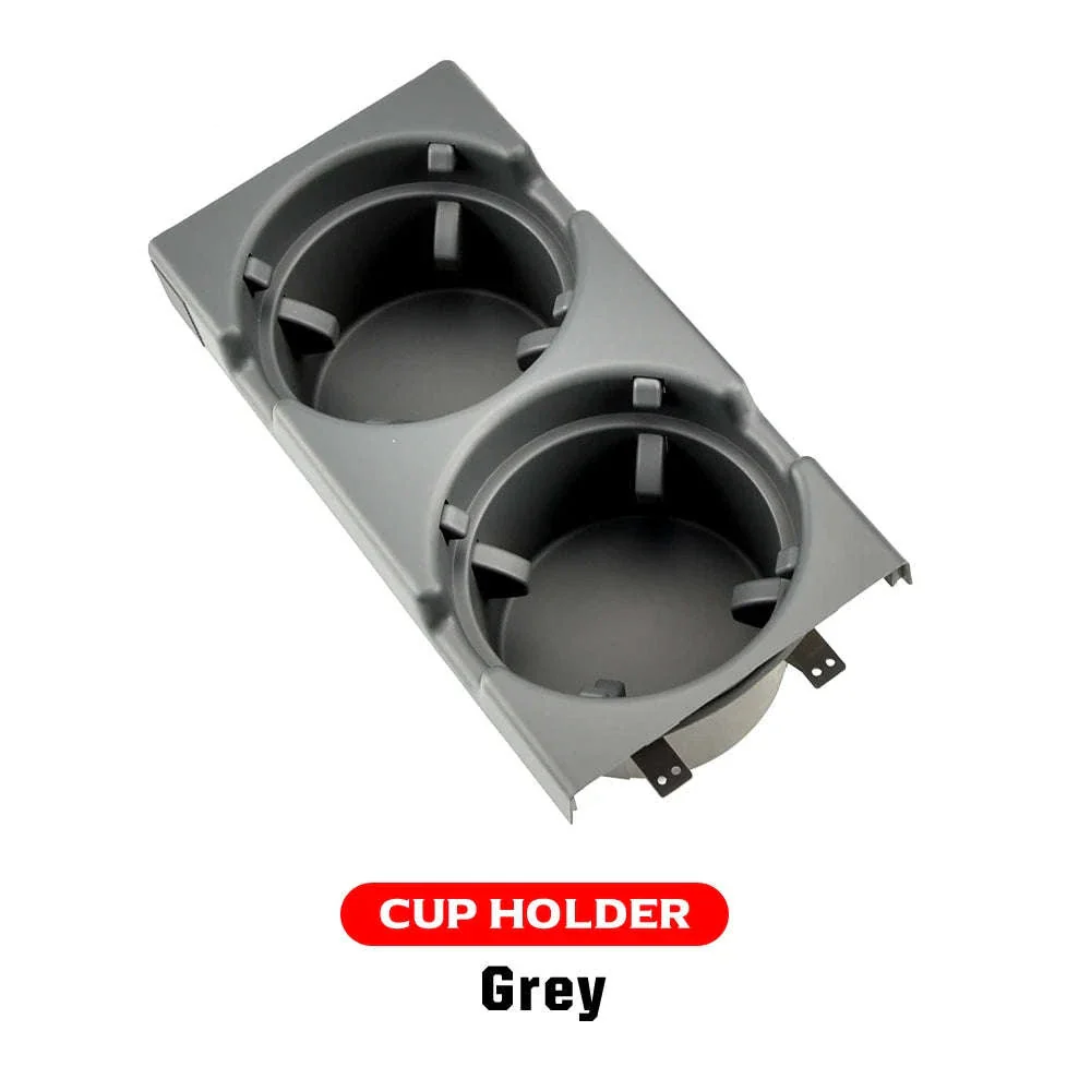 Double Hole Front Center Console Storage Box Coin and Cup Holder - Image 30