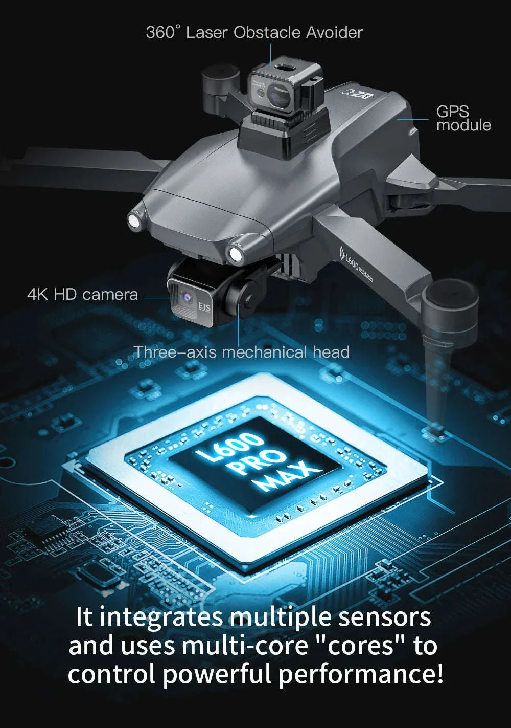 L600 PRO MAX 4K GPS Drone for Stable Aerial Filming - Image 23