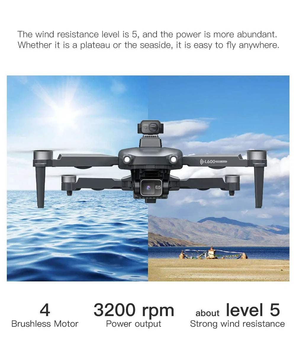 L600 PRO MAX 4K GPS Drone for Stable Aerial Filming - Image 27