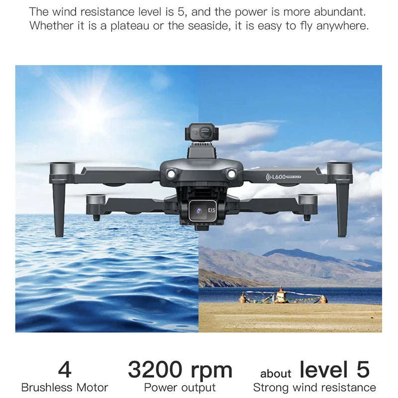 L600 PRO MAX 4K GPS Drone for Stable Aerial Filming - Image 3