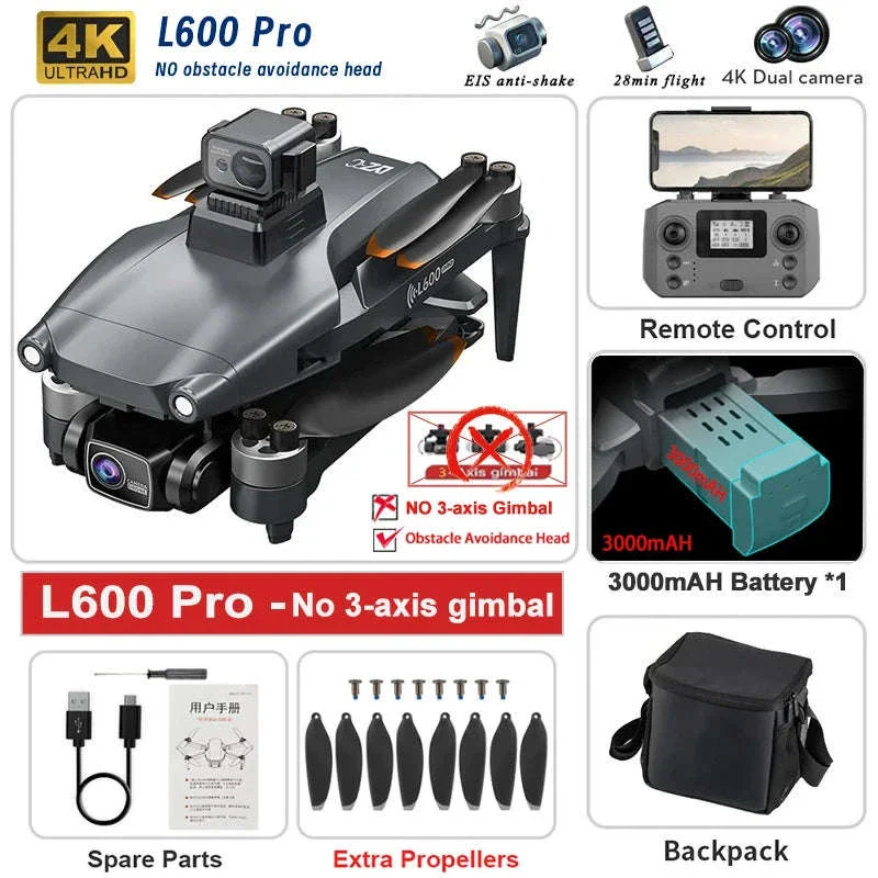 L600 PRO MAX 4K GPS Drone for Stable Aerial Filming - Image 44
