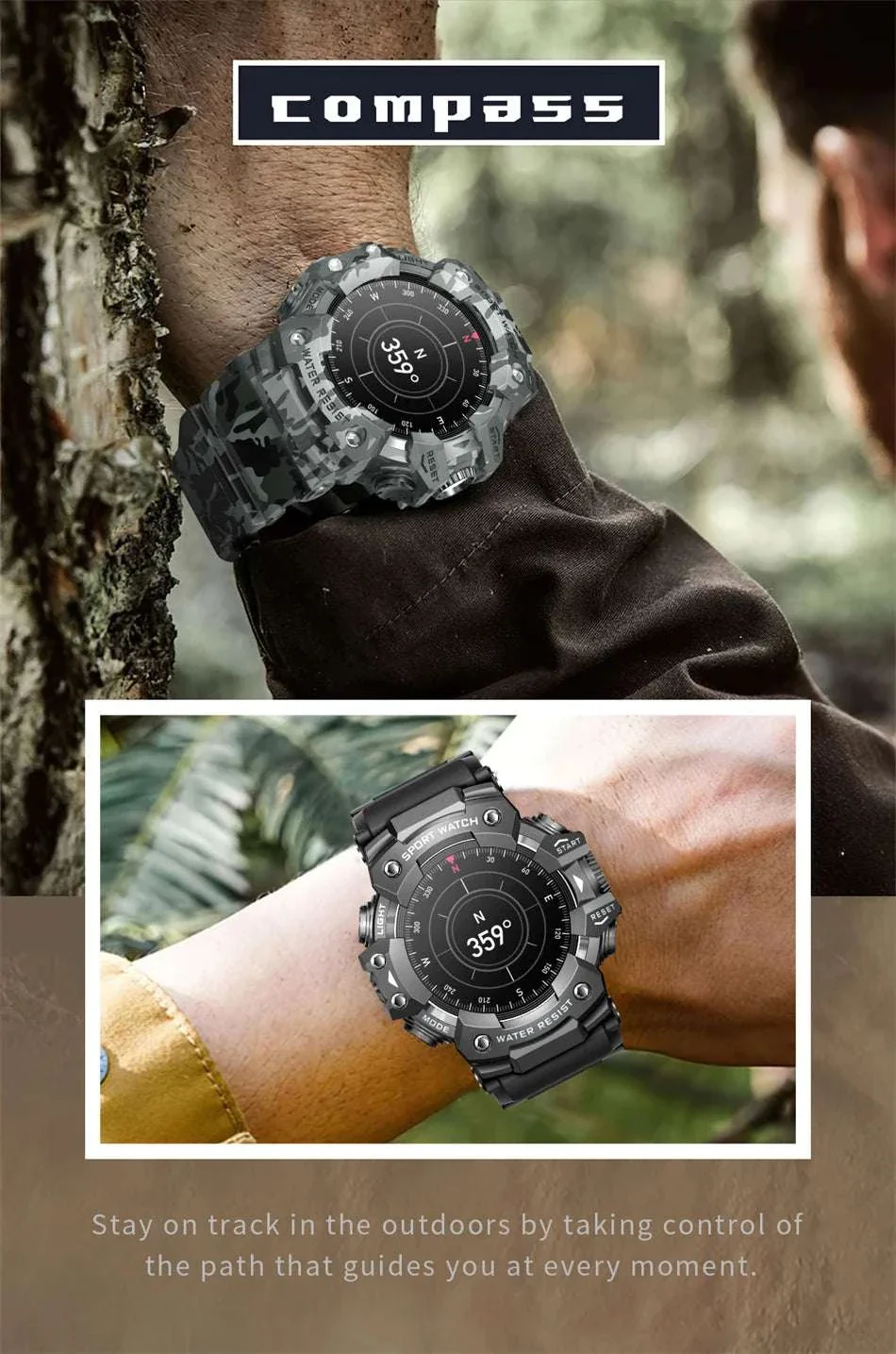 Military Outdoor Smart Watch with Bluetooth Call & 100+ Sports Modes - Image 13