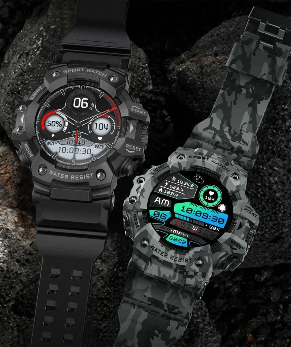 Military Outdoor Smart Watch with Bluetooth Call & 100+ Sports Modes - Image 24