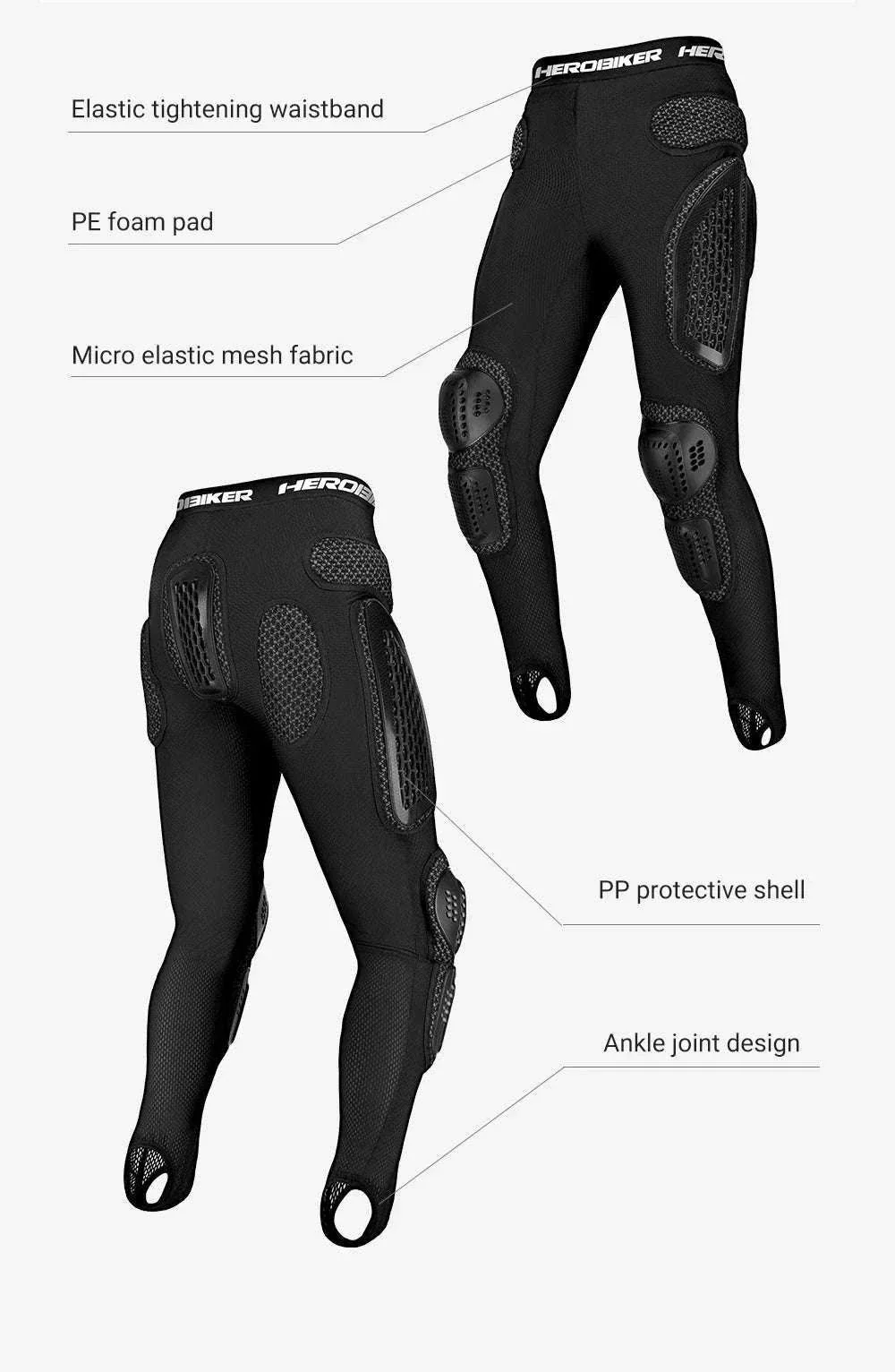 CE Certified Motocross Armor Jacket Set with Chest & Back Protection - Image 10