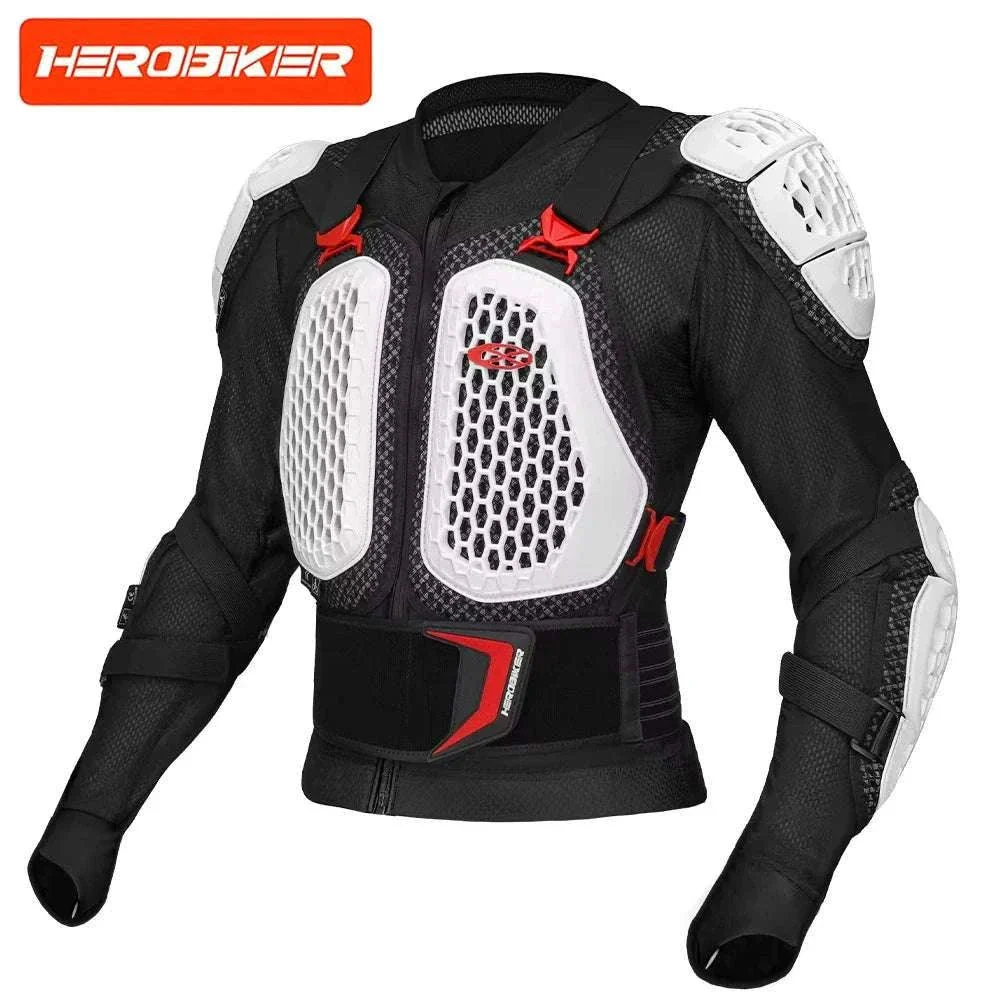 CE Certified Motocross Armor Jacket Set with Chest & Back Protection - Image 27