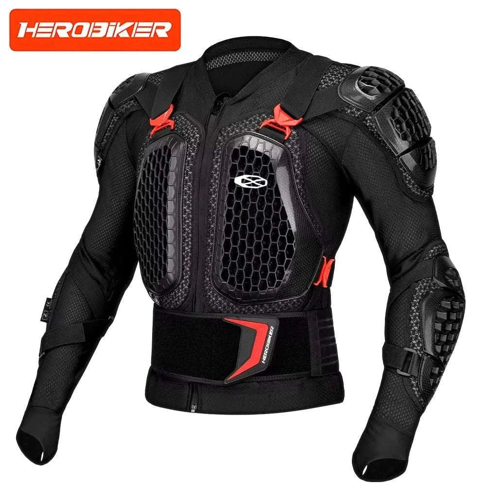 CE Certified Motocross Armor Jacket Set with Chest & Back Protection - Image 30