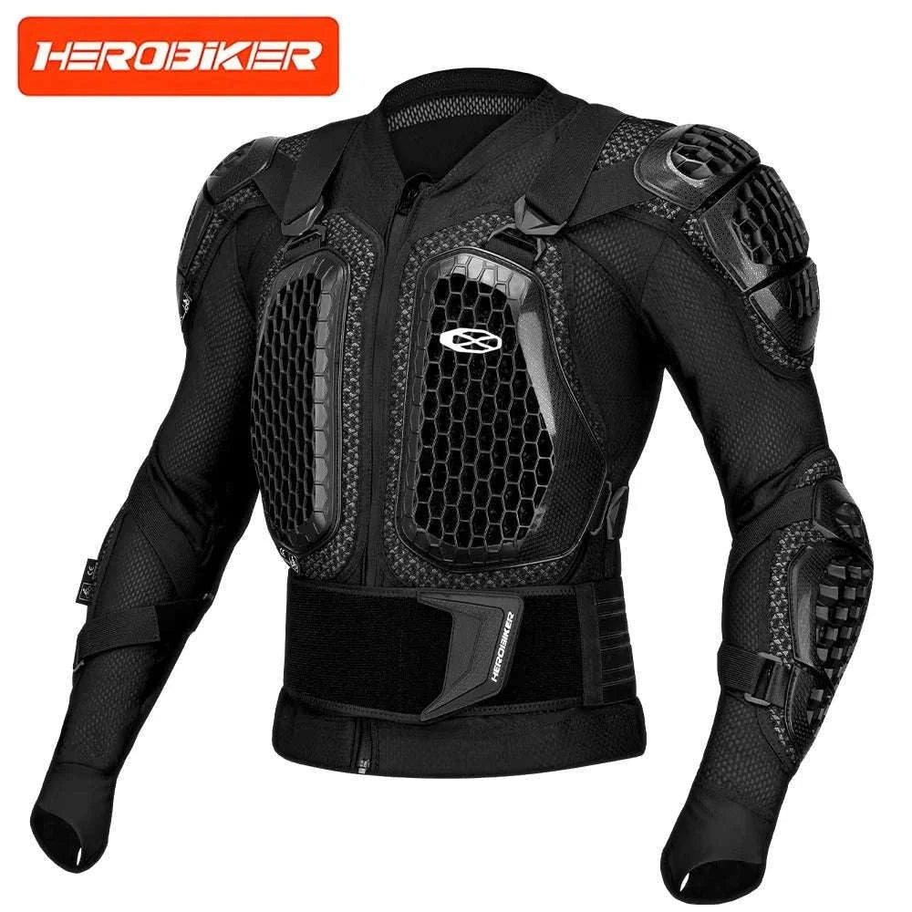 CE Certified Motocross Armor Jacket Set with Chest & Back Protection - Image 31