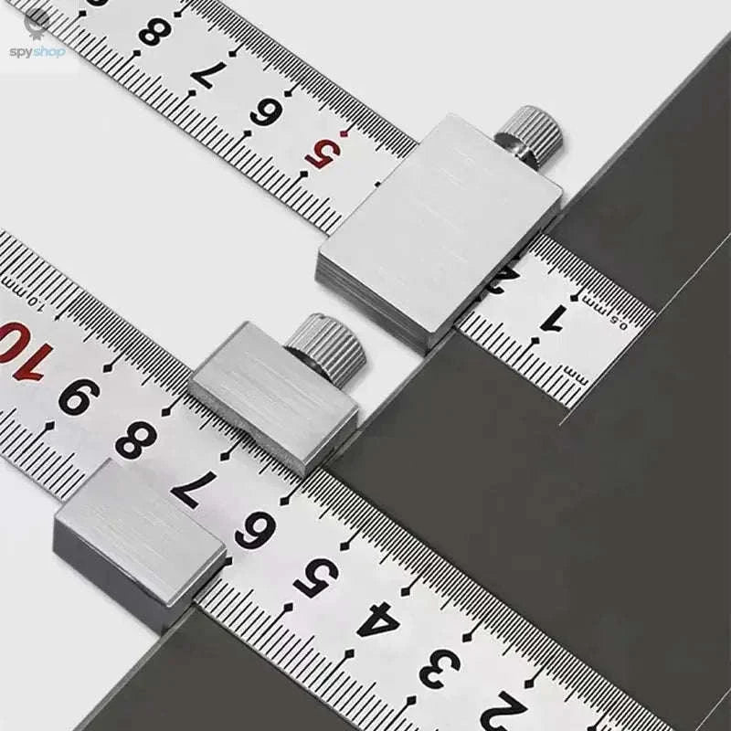 Steel Ruler Positioning Block for Accurate Woodworking - Image 2