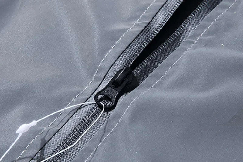Night Reflective Hooded Windbreaker Jacket for Men - Image 14