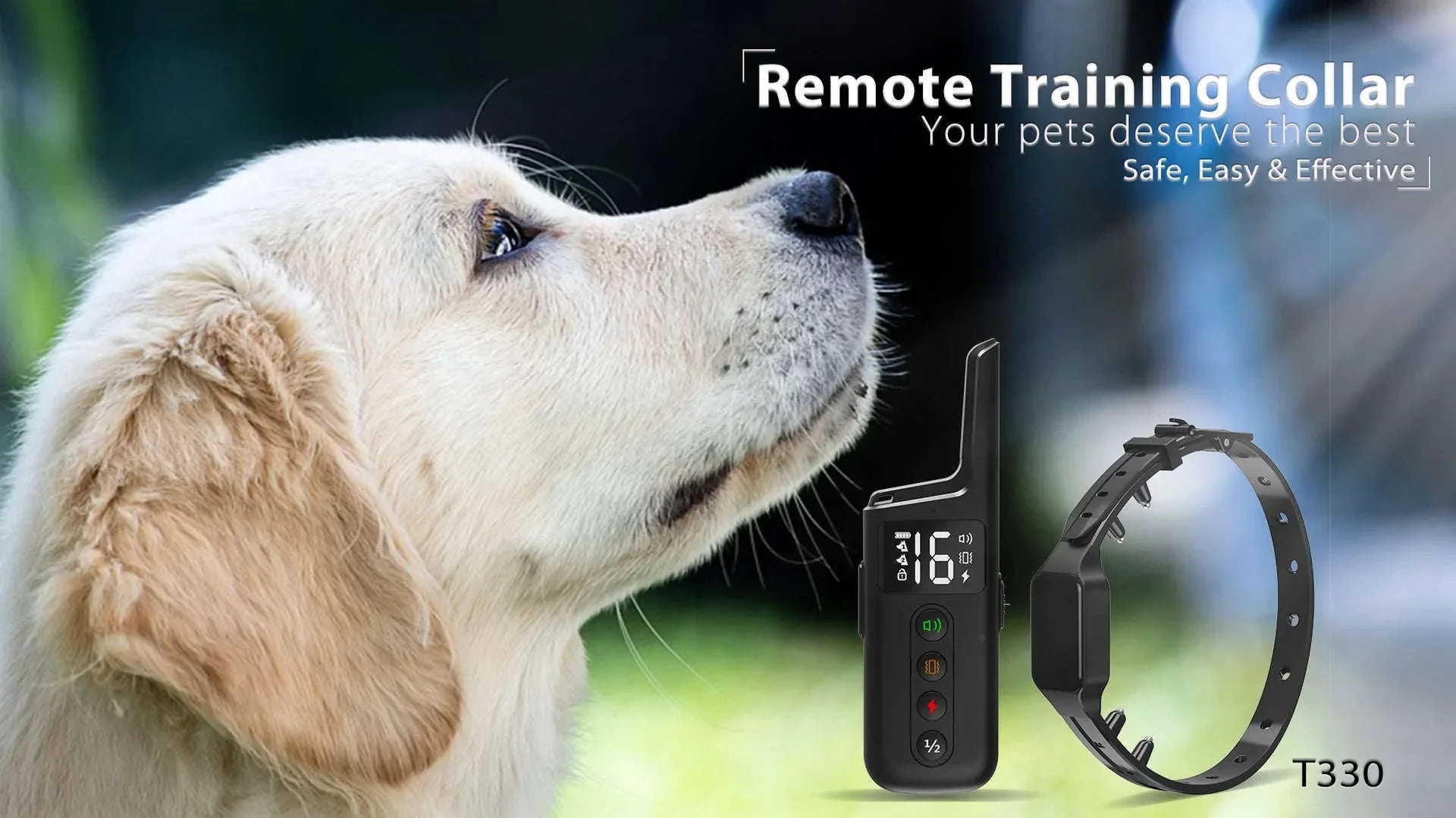 Waterproof Rechargeable Dog Training Collar with 500m Remote Control - Image 6