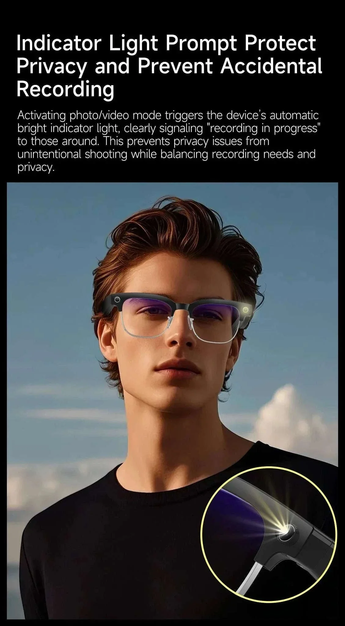 AI Smart Glasses with Camera, Calls, Translation & Audio - Image 11
