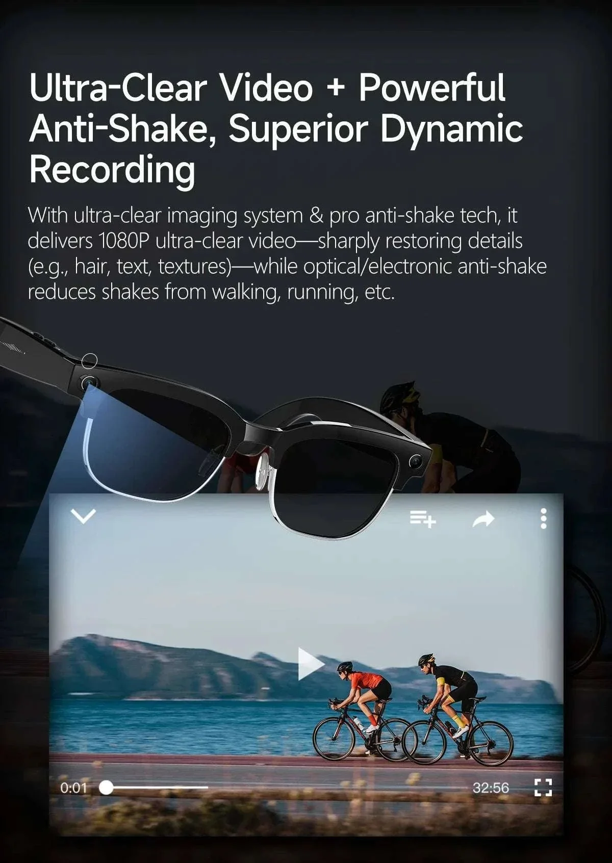 AI Smart Glasses with Camera, Calls, Translation & Audio - Image 12