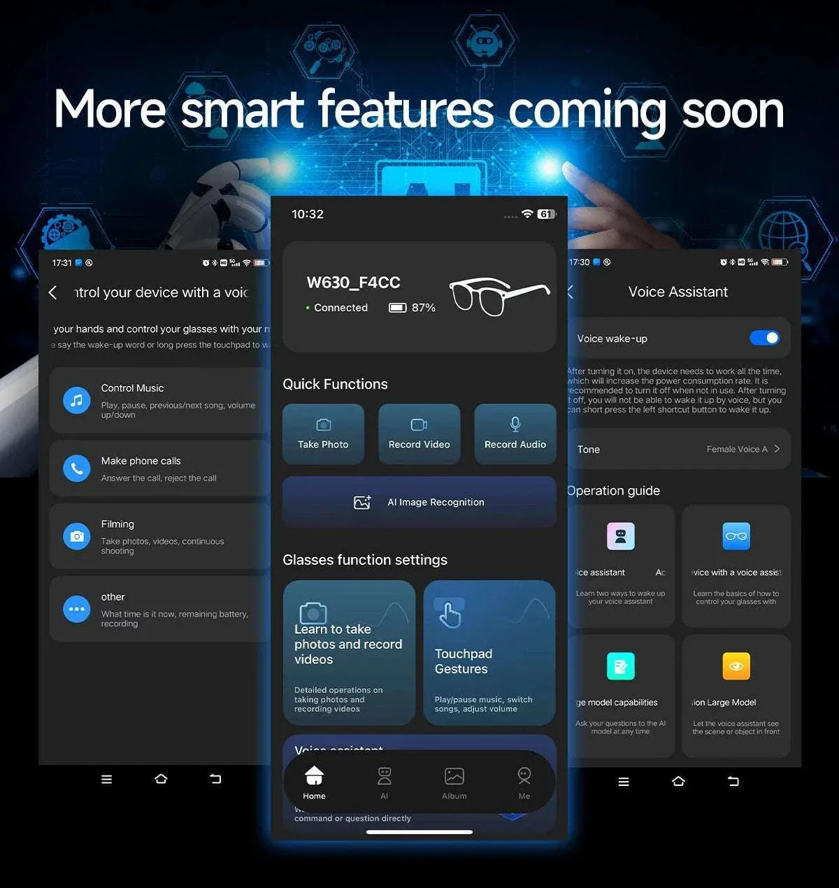AI Smart Glasses with Camera, Calls, Translation & Audio - Image 20