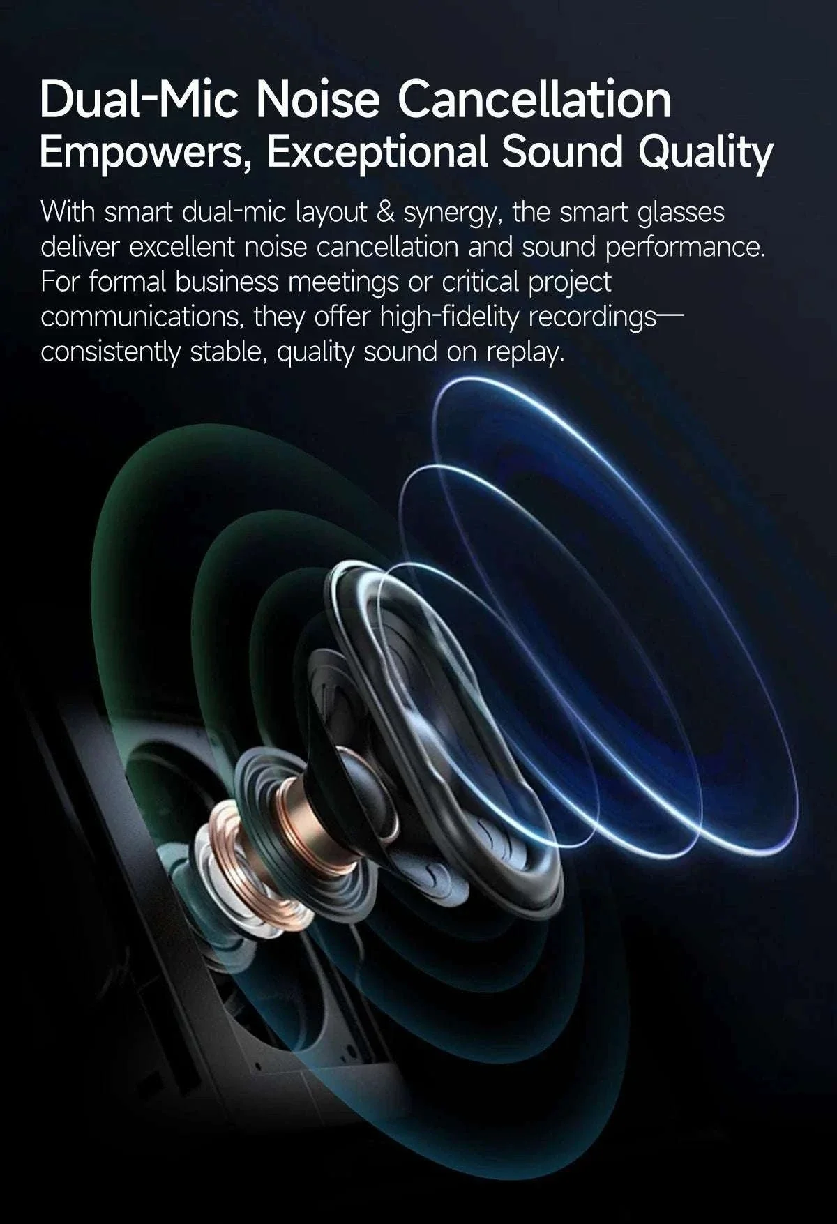 AI Smart Glasses with Camera, Calls, Translation & Audio - Image 22