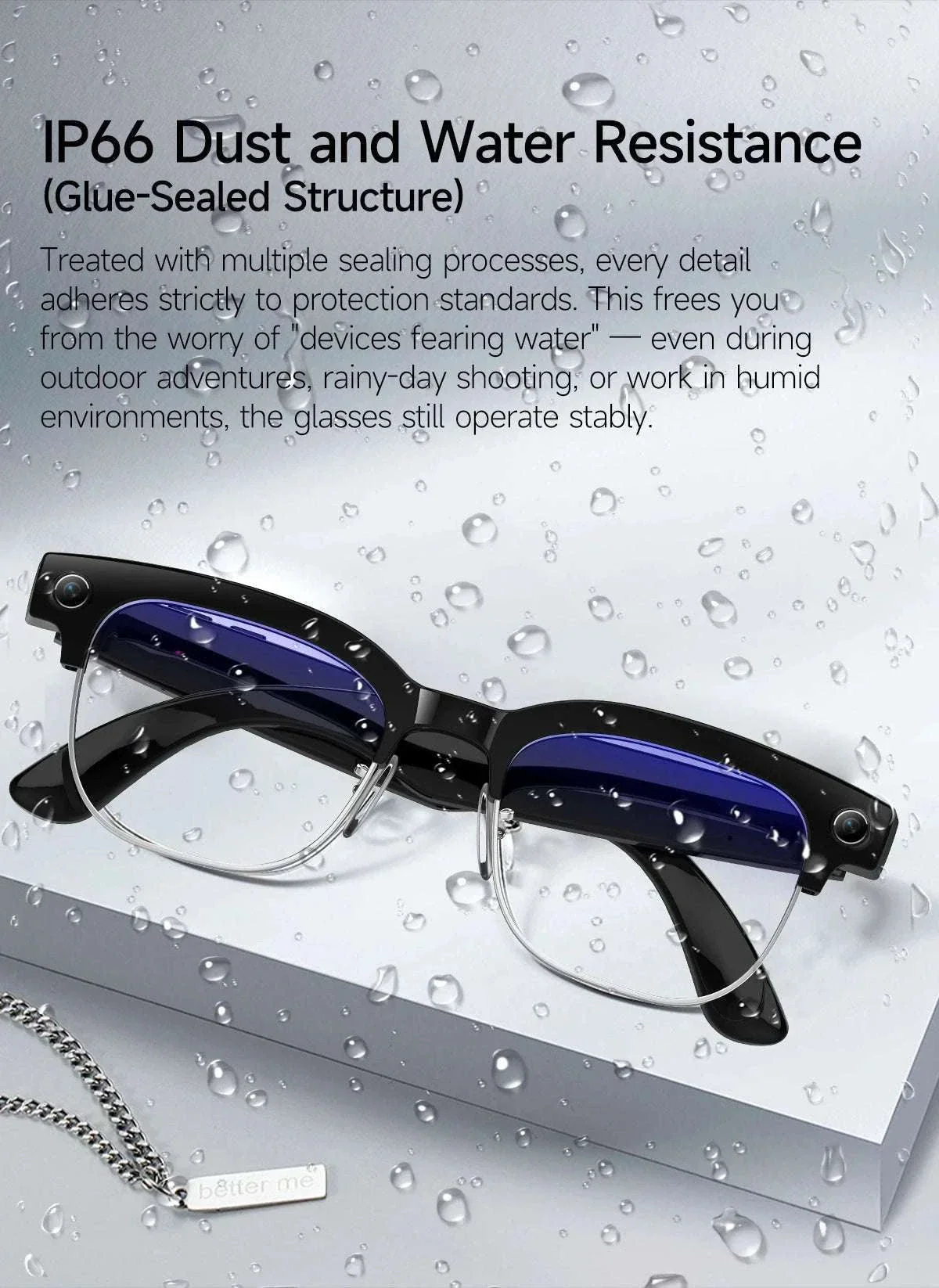 AI Smart Glasses with Camera, Calls, Translation & Audio - Image 25