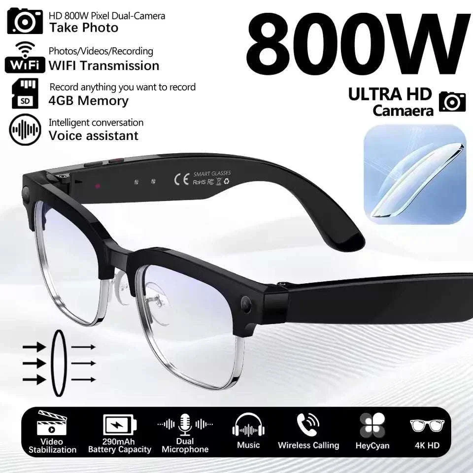 AI Smart Glasses with Camera, Calls, Translation & Audio - Image 33