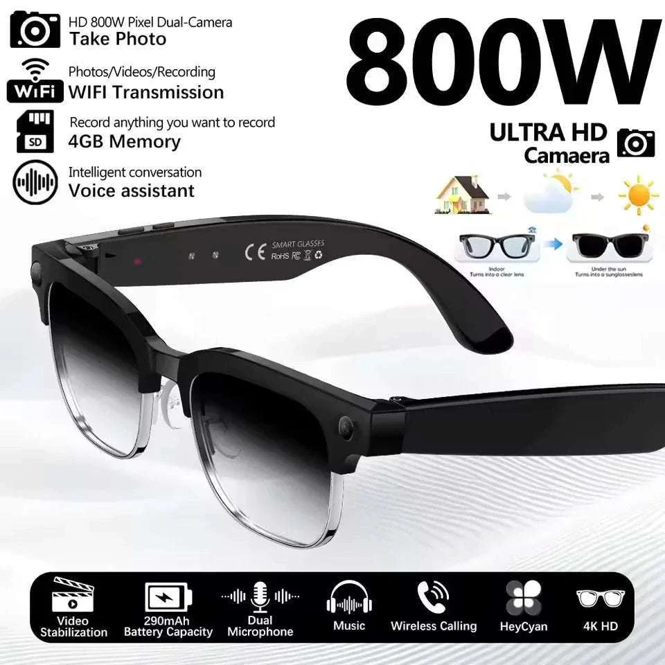 AI Smart Glasses with Camera, Calls, Translation & Audio - Image 36