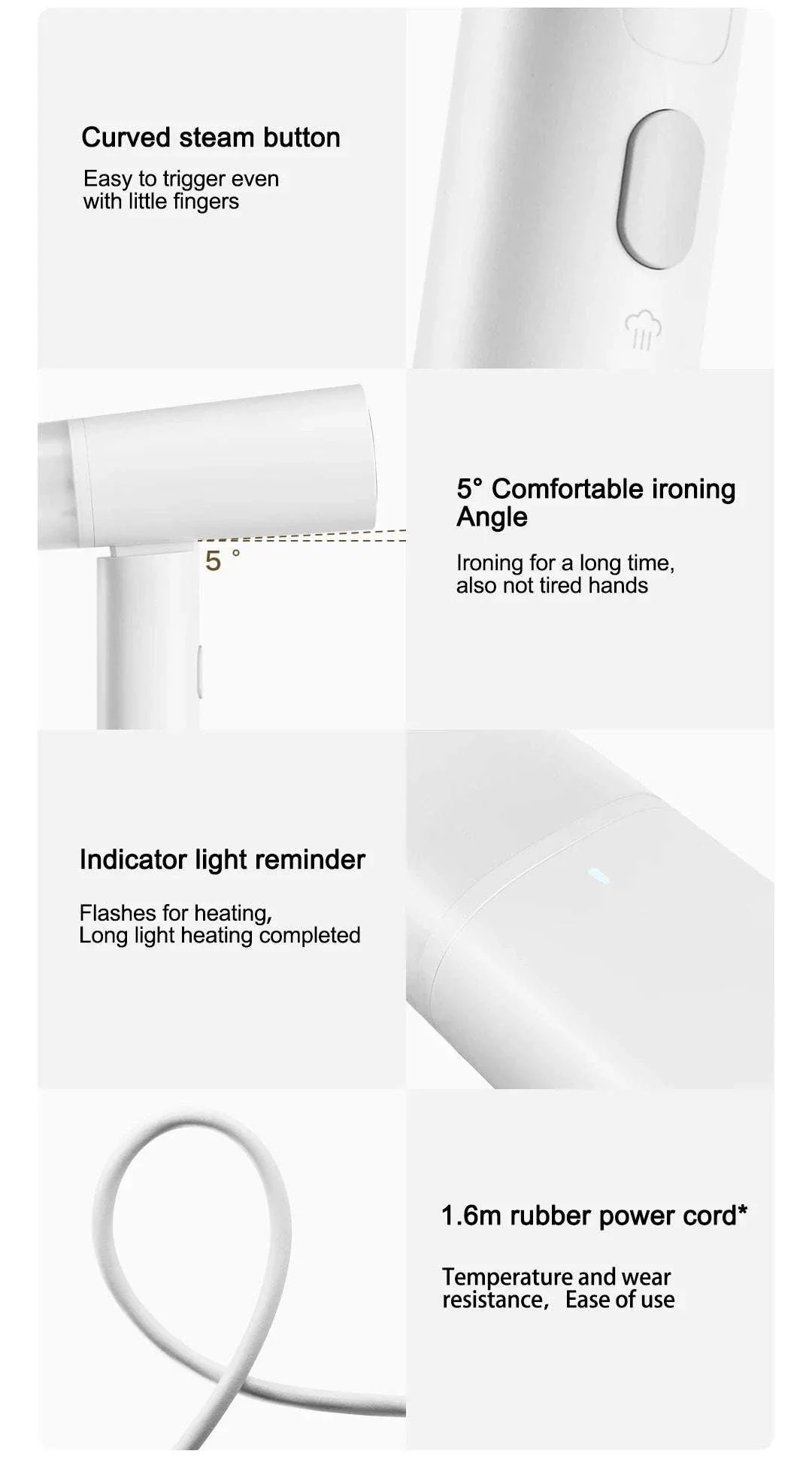Xiaomi Mijia Handheld Garment Steamer 2 for Fast Wrinkle Care - Image 17