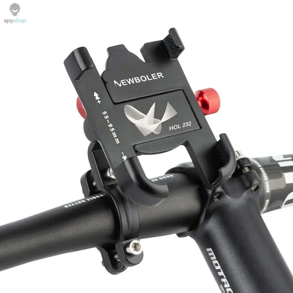 360° Aluminum Bike Phone Holder with Secure Mechanical Lock - Image 16