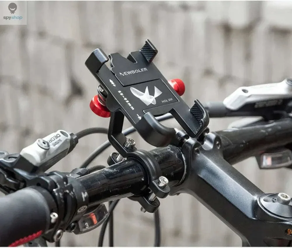 360° Aluminum Bike Phone Holder with Secure Mechanical Lock - Image 17
