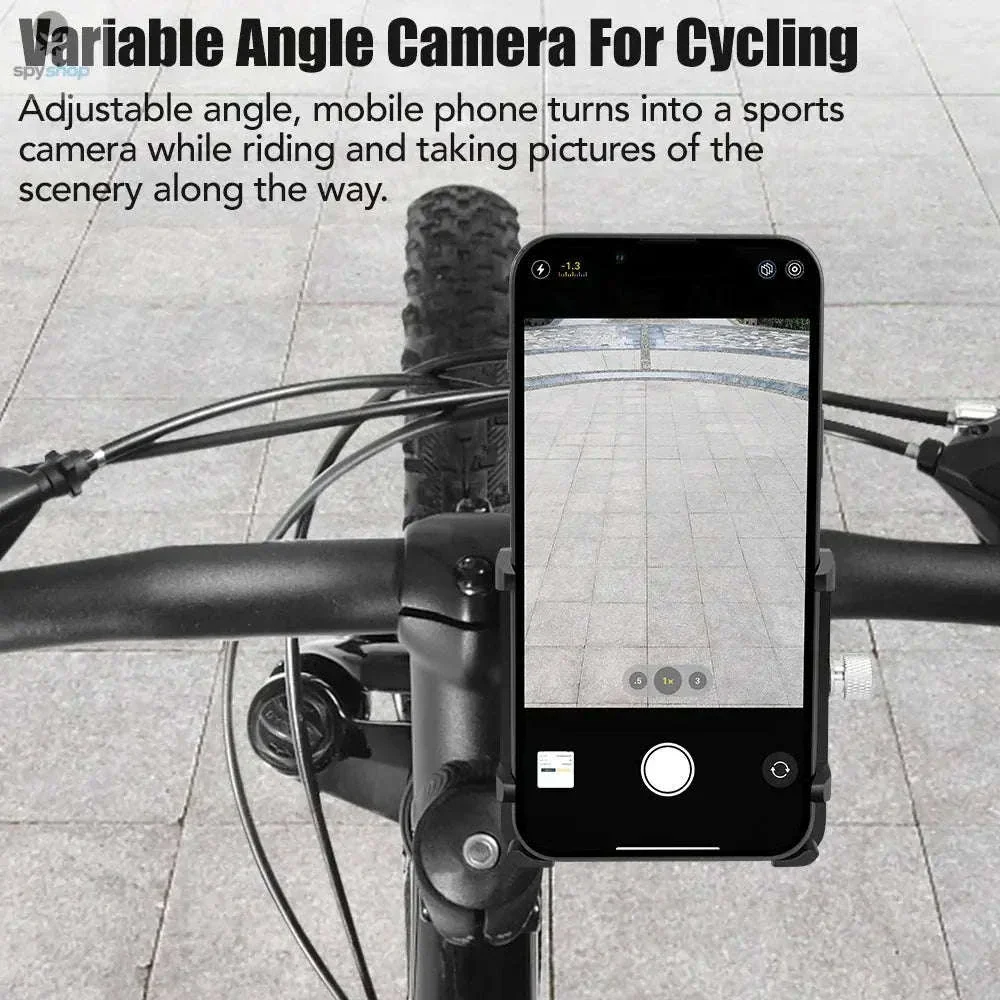 360° Aluminum Bike Phone Holder with Secure Mechanical Lock - Image 21