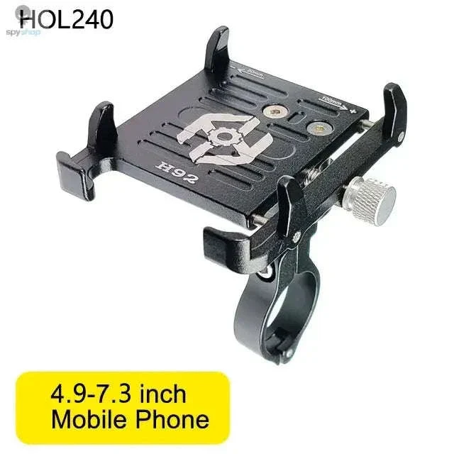 360° Aluminum Bike Phone Holder with Secure Mechanical Lock - Image 32
