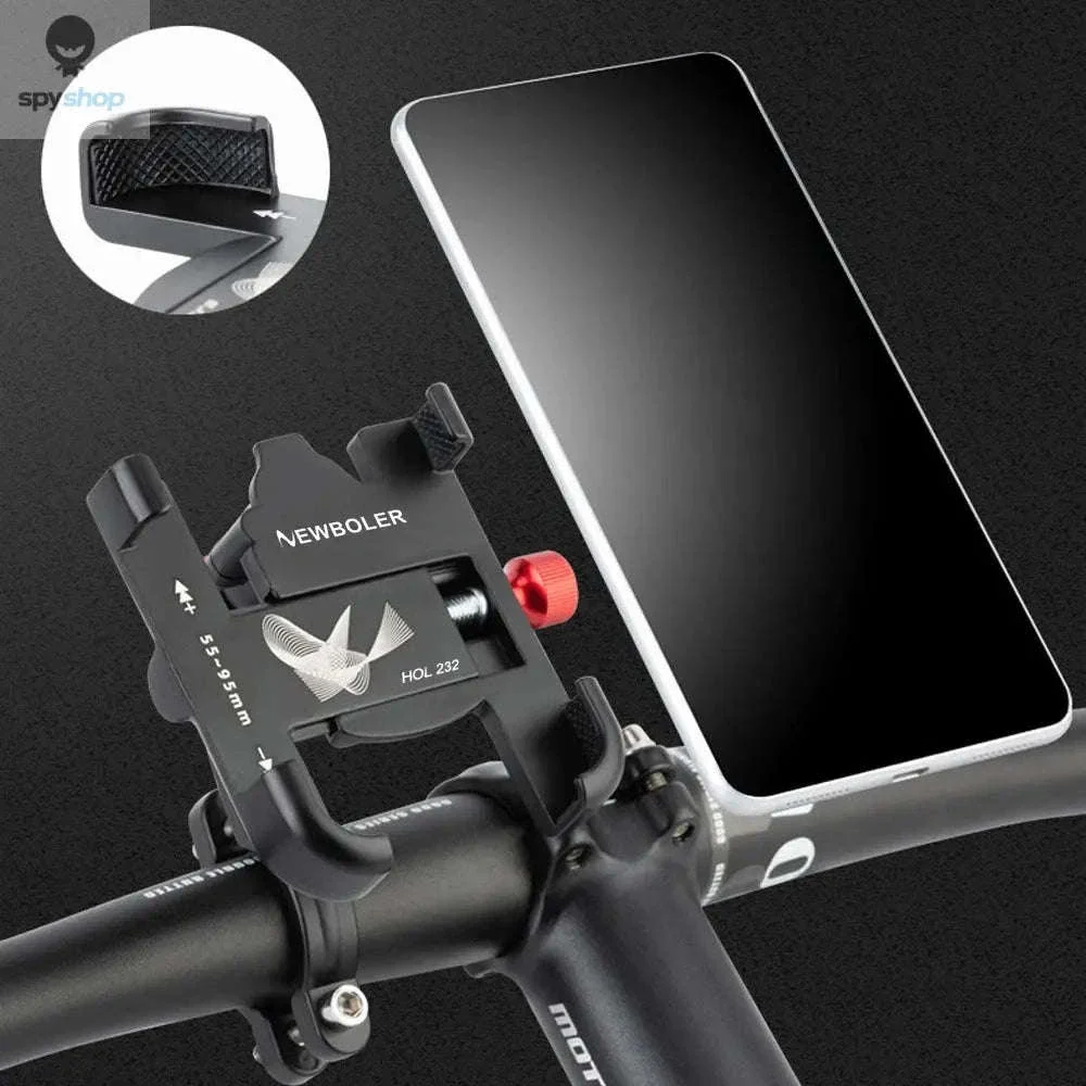 360° Aluminum Bike Phone Holder with Secure Mechanical Lock - Image 6