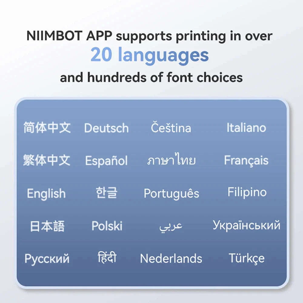 NIIMBOT B1 Portable Thermal Label Printer - Image 10