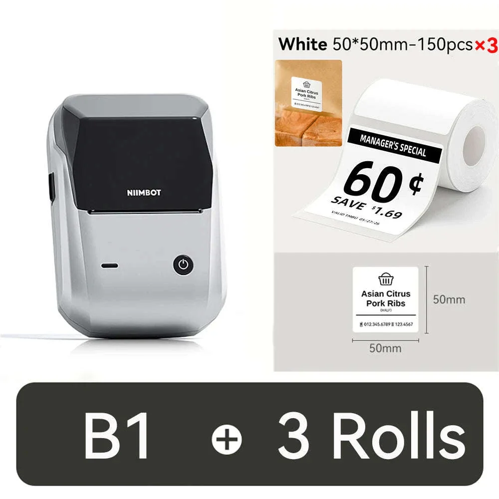 NIIMBOT B1 Portable Thermal Label Printer - Image 23