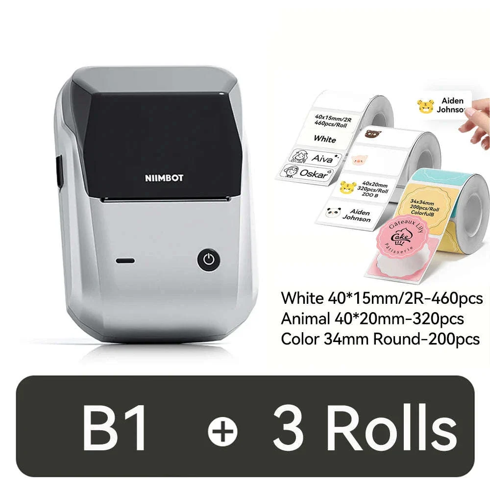 NIIMBOT B1 Portable Thermal Label Printer - Image 24