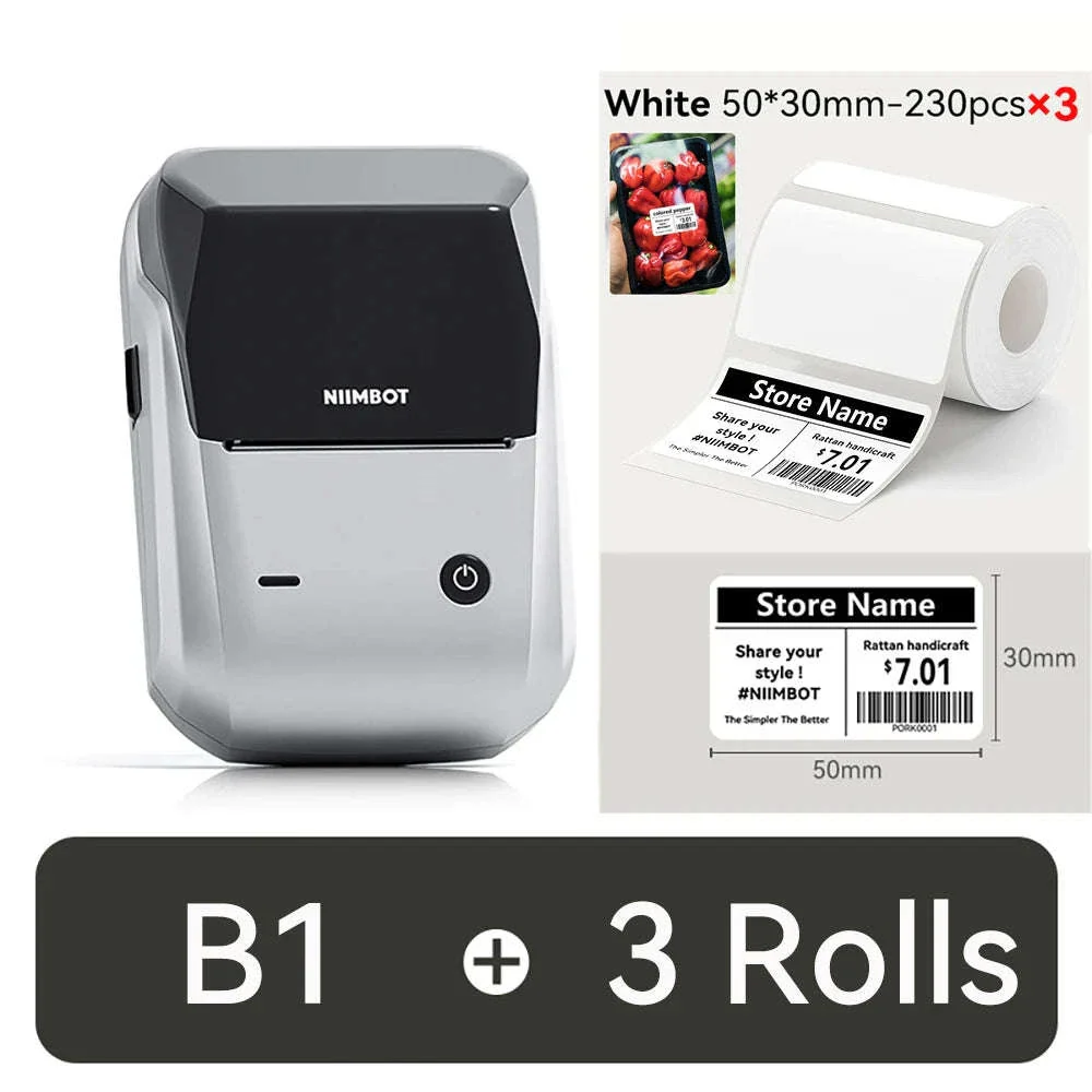 NIIMBOT B1 Portable Thermal Label Printer - Image 32