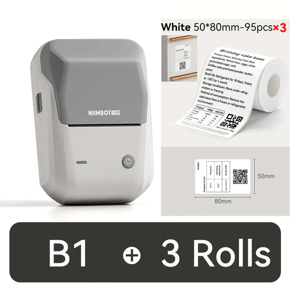 NIIMBOT B1 Portable Thermal Label Printer - Image 34