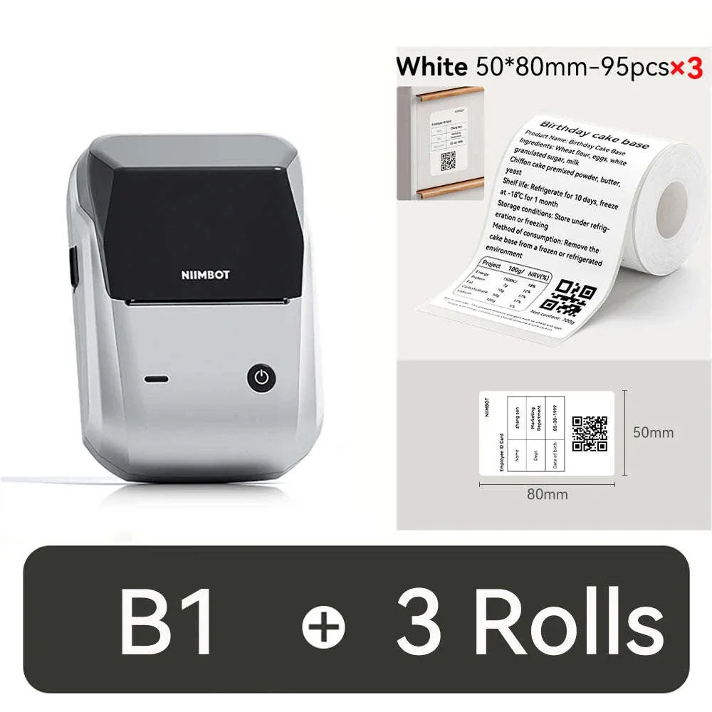 NIIMBOT B1 Portable Thermal Label Printer - Image 35