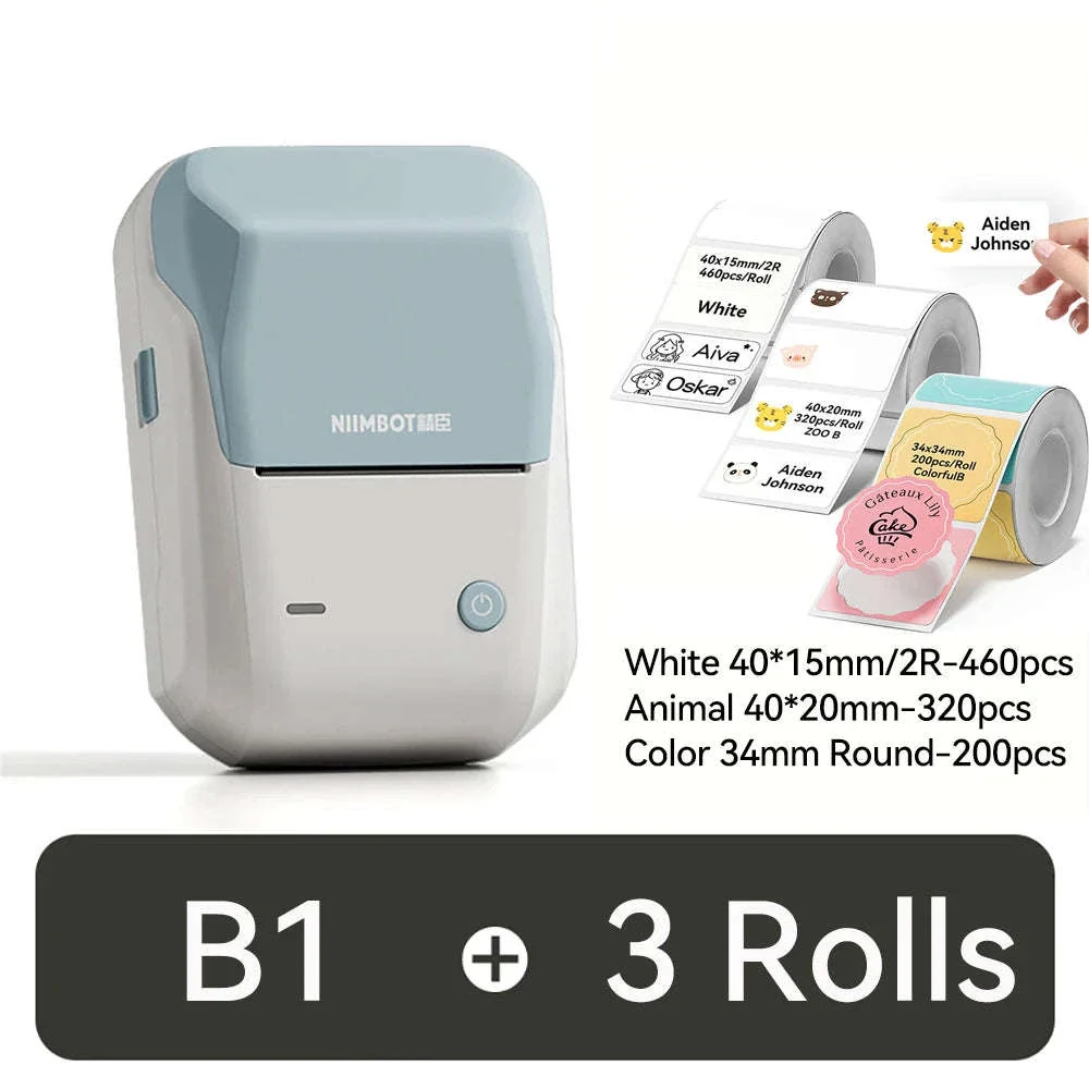 NIIMBOT B1 Portable Thermal Label Printer - Image 36