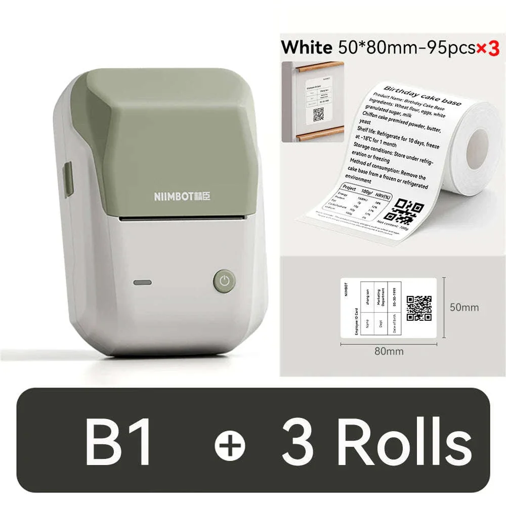 NIIMBOT B1 Portable Thermal Label Printer - Image 37