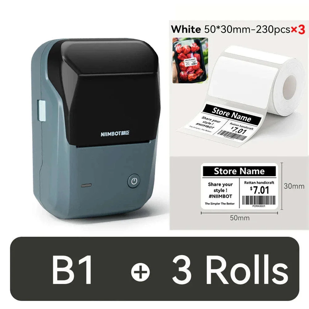 NIIMBOT B1 Portable Thermal Label Printer - Image 38