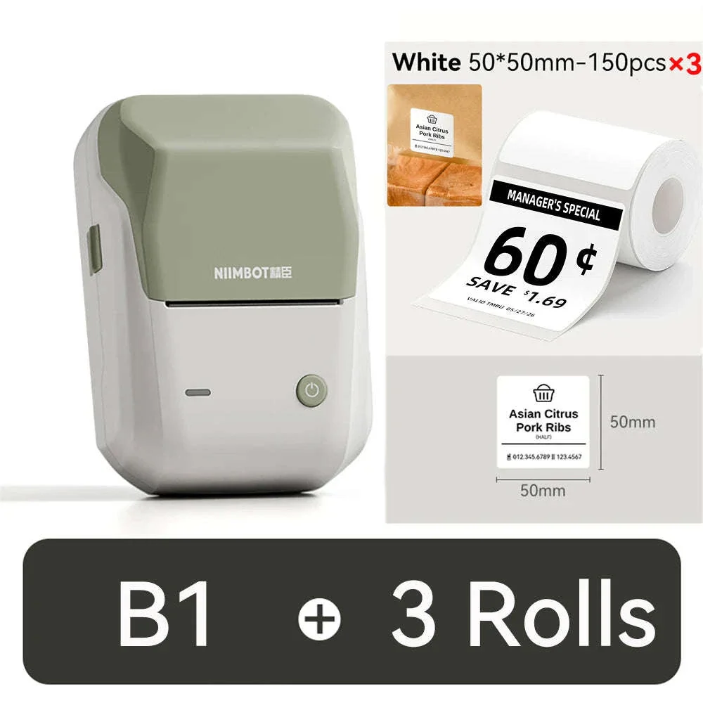 NIIMBOT B1 Portable Thermal Label Printer - Image 41
