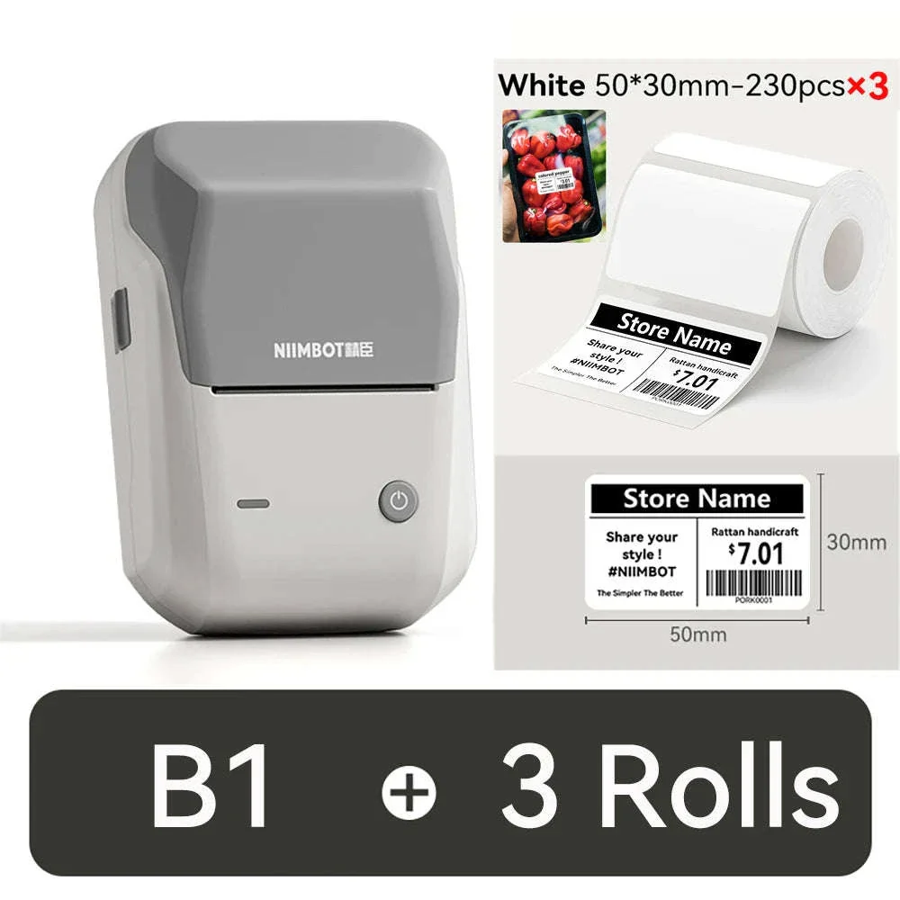 NIIMBOT B1 Portable Thermal Label Printer - Image 43