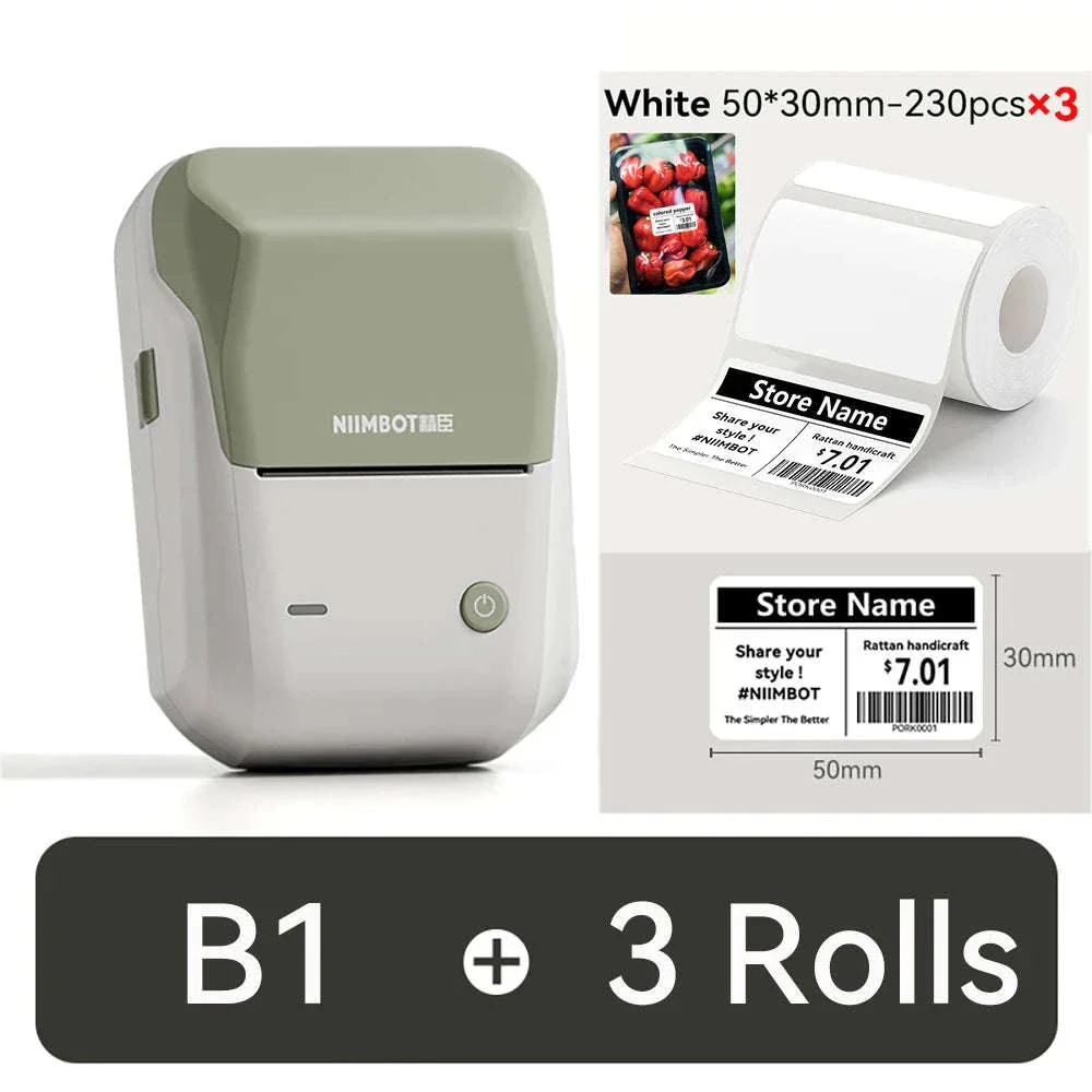 NIIMBOT B1 Portable Thermal Label Printer - Image 46