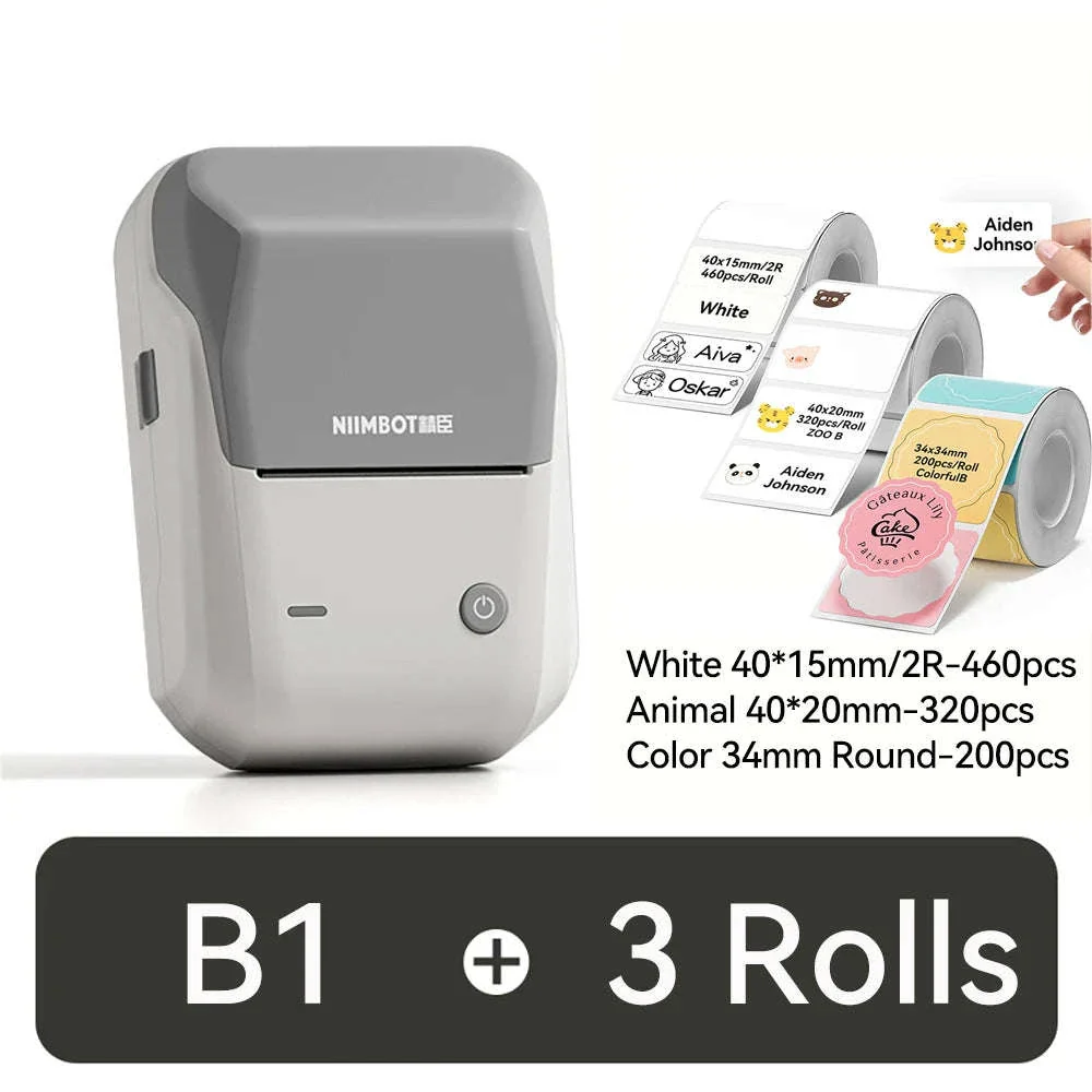 NIIMBOT B1 Portable Thermal Label Printer - Image 48